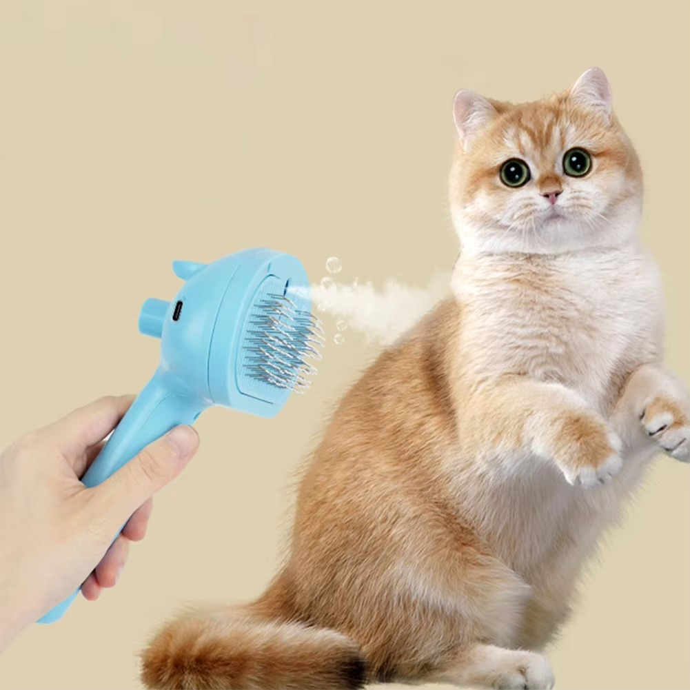 Pet Grooming Shedding Brush for Cats and Dogs - Hehif