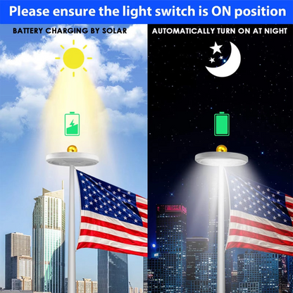 Bright Energy-Efficient Outdoor Flag Light