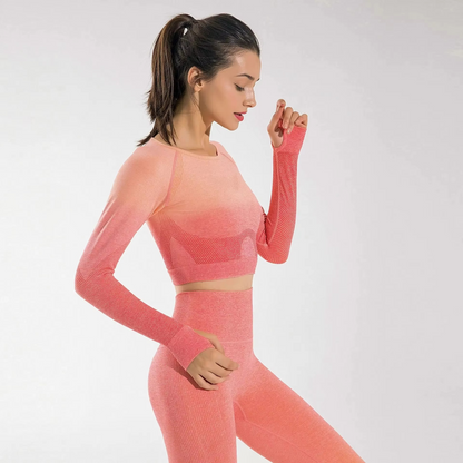 Comfortable Sports Bra and Yoga Tank Top Set