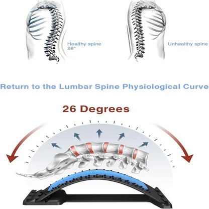 Flexible Back Support Stretcher for Pain Relief