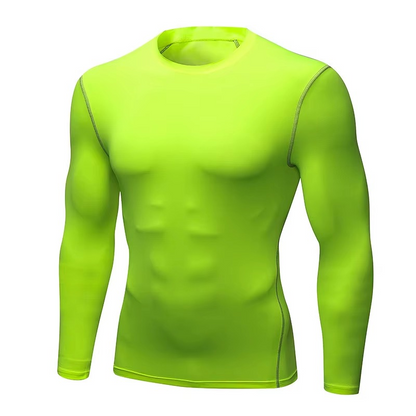 Men's Fit Moisture Wicking Sports Baselayer Top