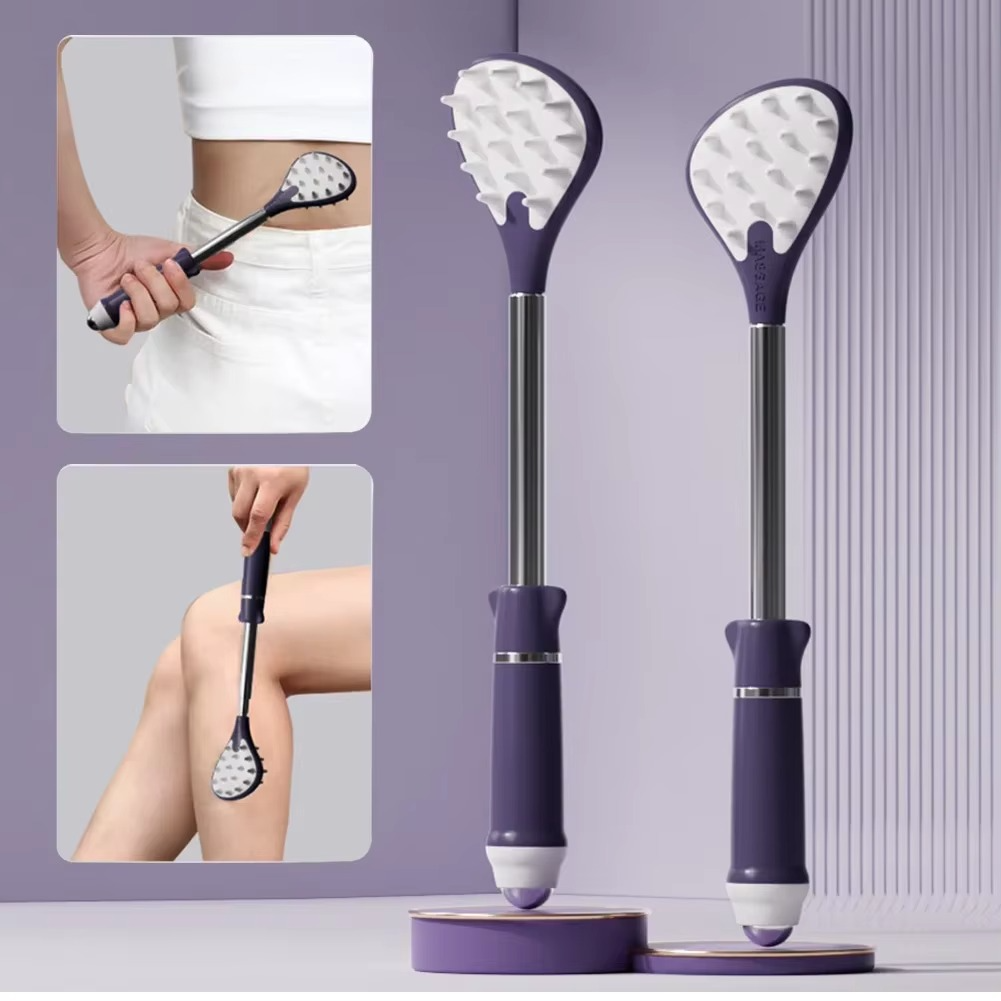 Long Reach Back Scratcher Massage Tool for Easy Relief