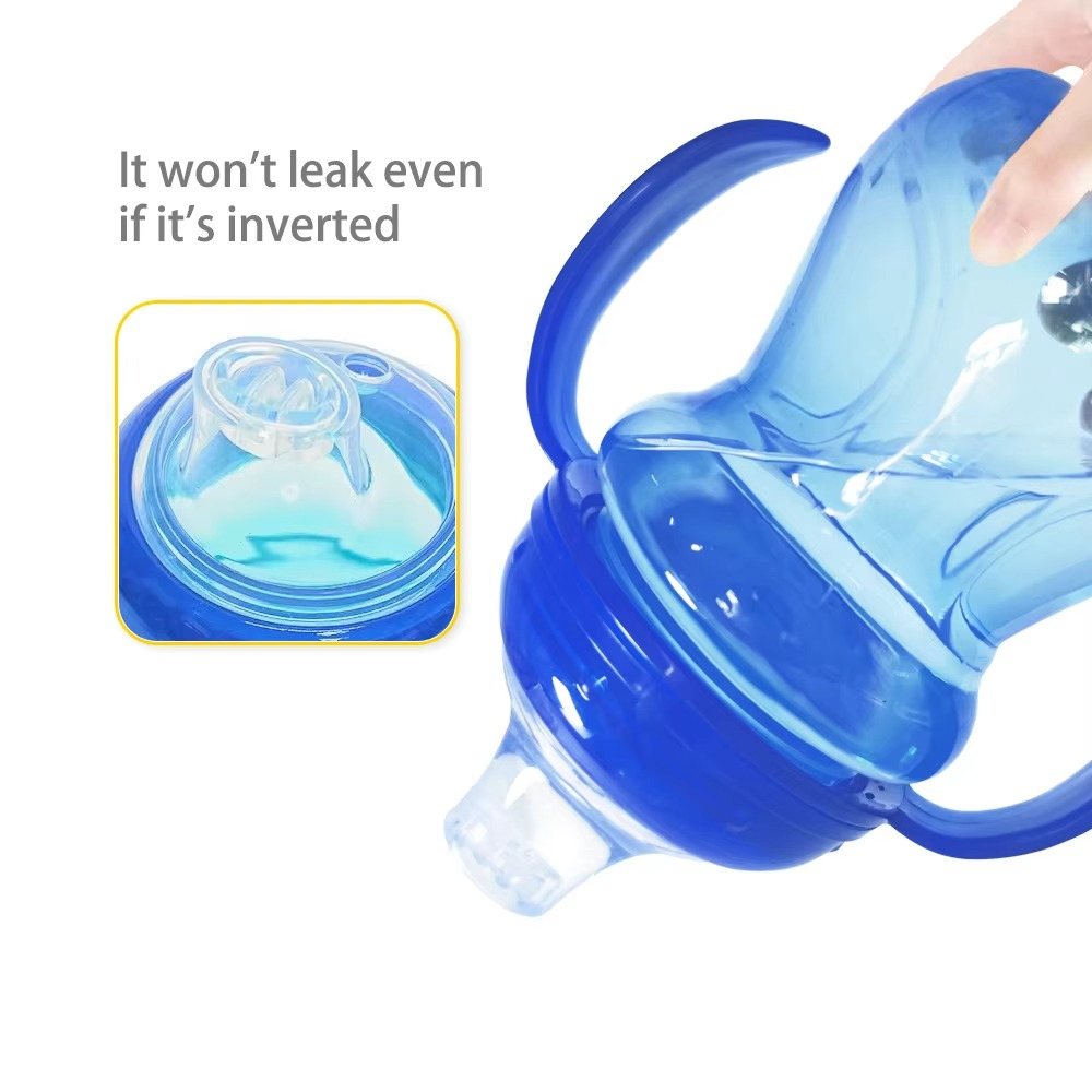 Spill-Proof Sippy Cup with Comfort Grip Handles