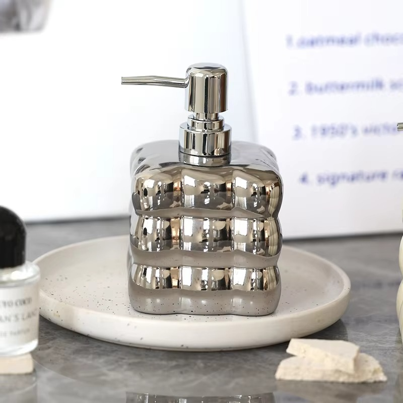 Refillable Liquid Soap Pump Bottle for Hand Soap and Lotion