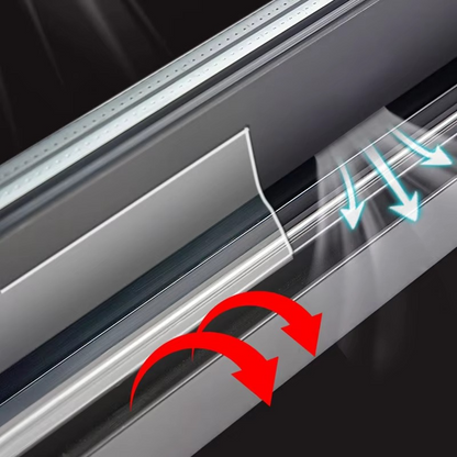 Clear Easy Install Door Seal Strip