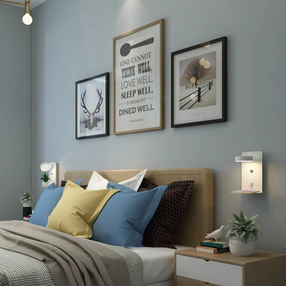 Stylish LED Wall Lamp with USB and Touch Control