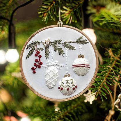 Easy Christmas Cross Stitch Kit for Beginners