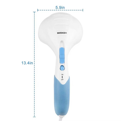 Portable Electric Massage Tool with Dual Speed Vibration