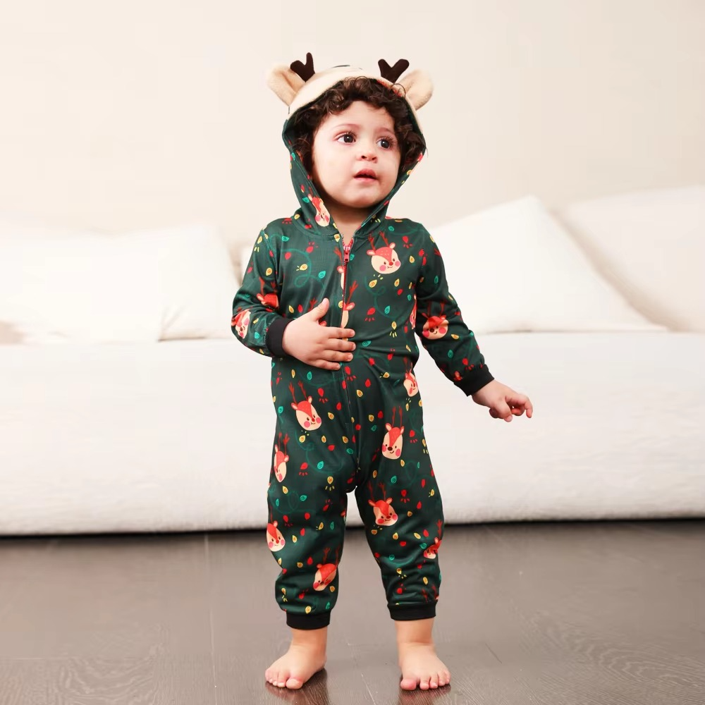Fun Family Holiday Pajama Set Cozy Christmas Jumpsuits