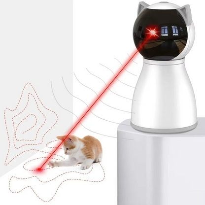 Automatic Laser Pointer Toy for Indoor Cats Play - Hehif