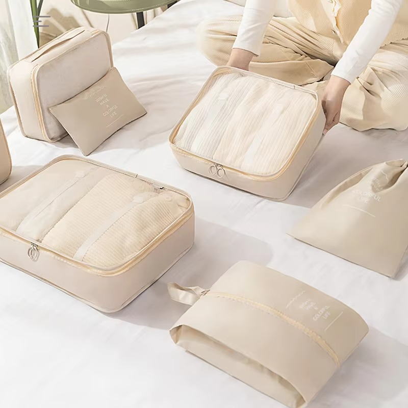 Compact Packing Cubes for Travel and Closet Organization