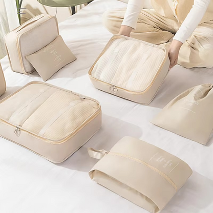 Compact Packing Cubes for Travel and Closet Organization