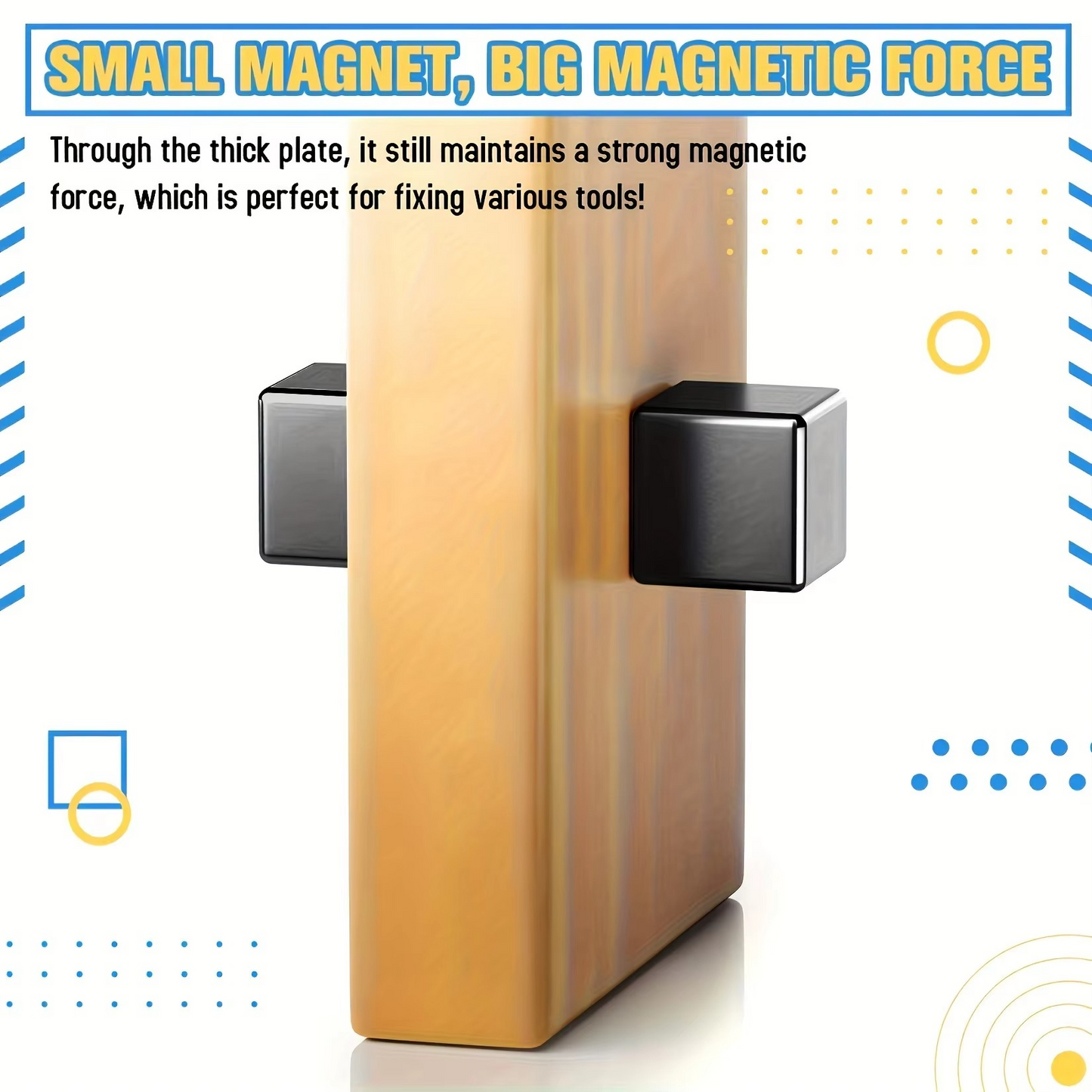 Strong Multi-Purpose Square Rare Earth Magnets