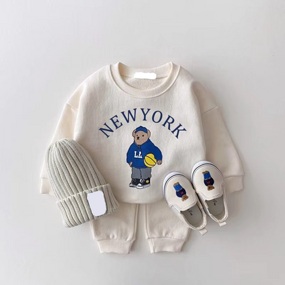 Soft Teddy Hoodie and Pant Set for Boys Girls