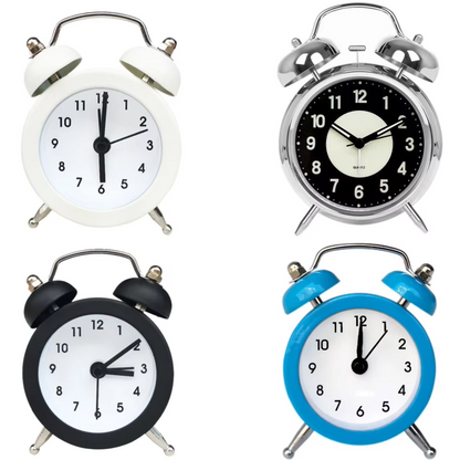 Fun Bunny Ear Extra Loud Double Bell Alarm Clock