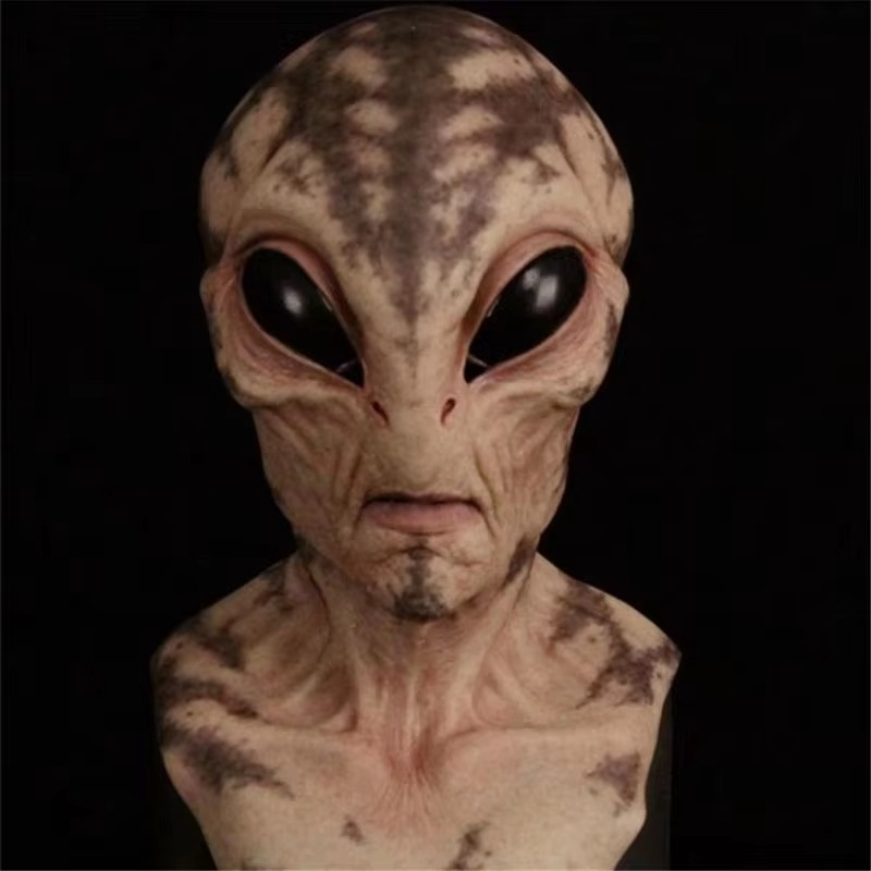 Scary Alien Costume Latex Face Mask