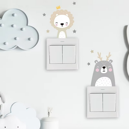 Fun Animal Wall Decals for Kids Rooms