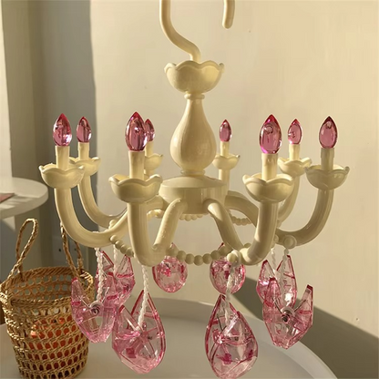 Vintage Sparkle Wall Mirror and Hook Set