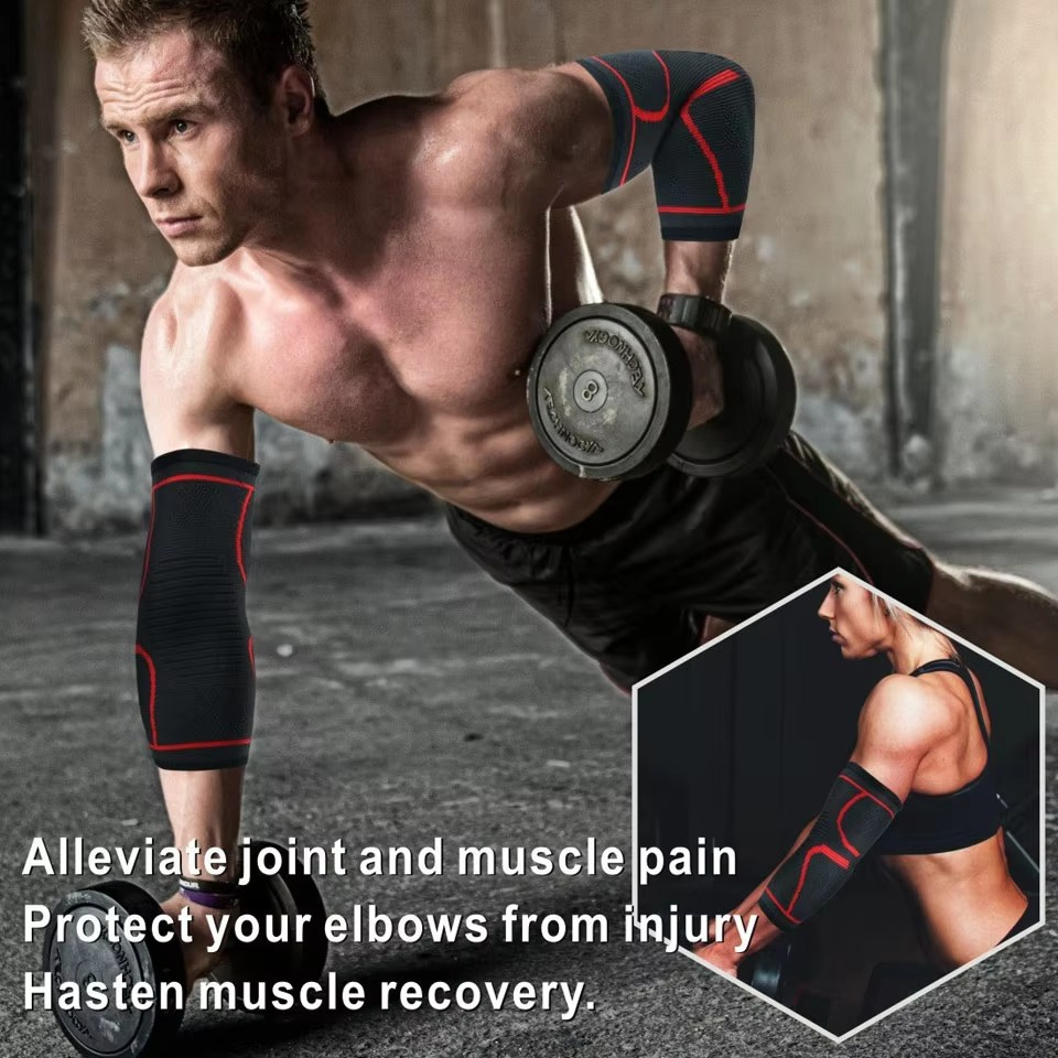Flexible Neoprene Elbow Compression Wrap for Athletes