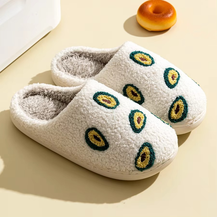 Soft Fun Women's Slippers - Warm Plush Non Slip House Shoes
