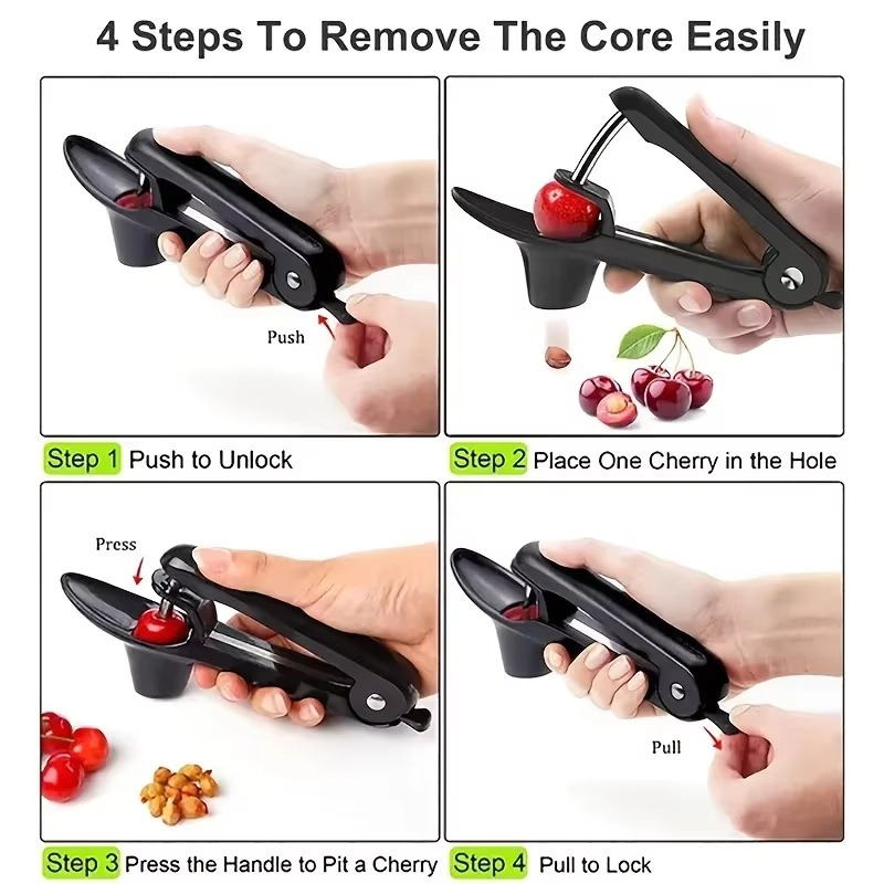 Easy Use Cherry Olive Stone Remover Tool