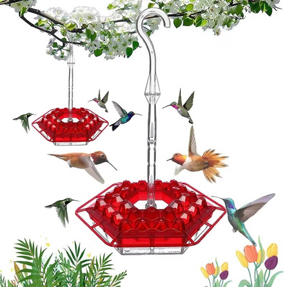 Large Capacity Bird Feeder with 30 Ports Easy Fill Design