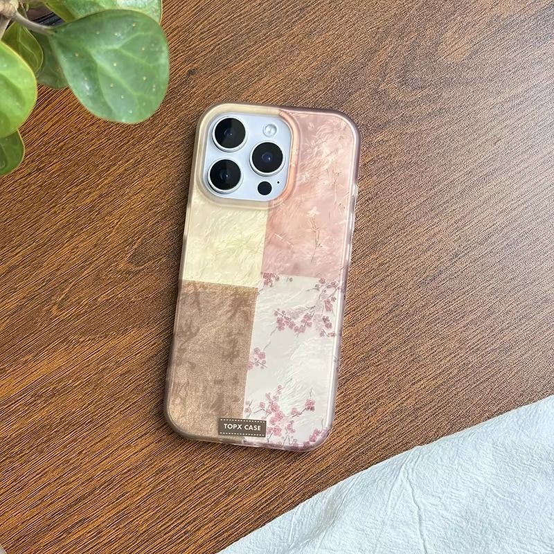 Floral Pink Blossom Pattern Phone Cover