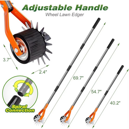 Ergonomic Long Handle Lawn Edger and Trimmer