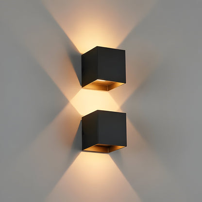 Outdoor LED Wall Lamp, Waterproof Aluminum, Soft White - Hehif