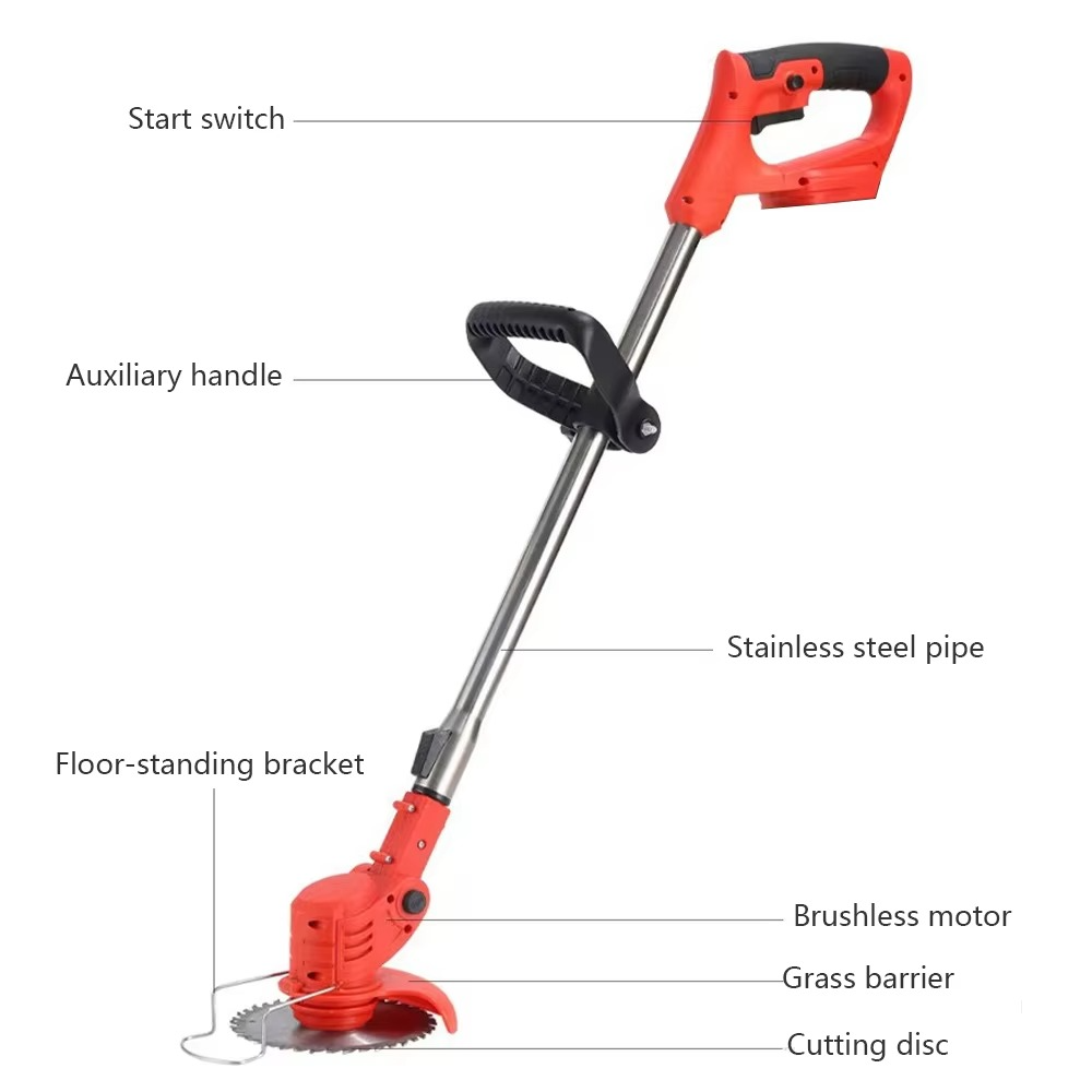 Portable Electric Grass Cutter Adjustable Yard Trimmer