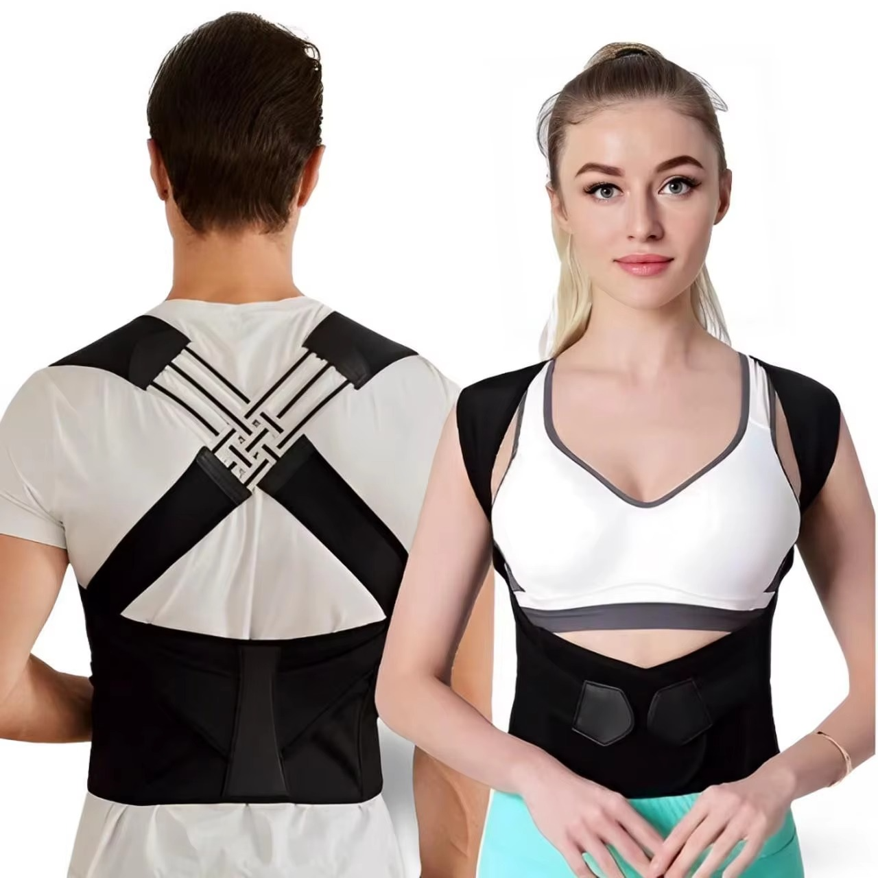 Comfortable Posture Corrector Back Strap for Men Women