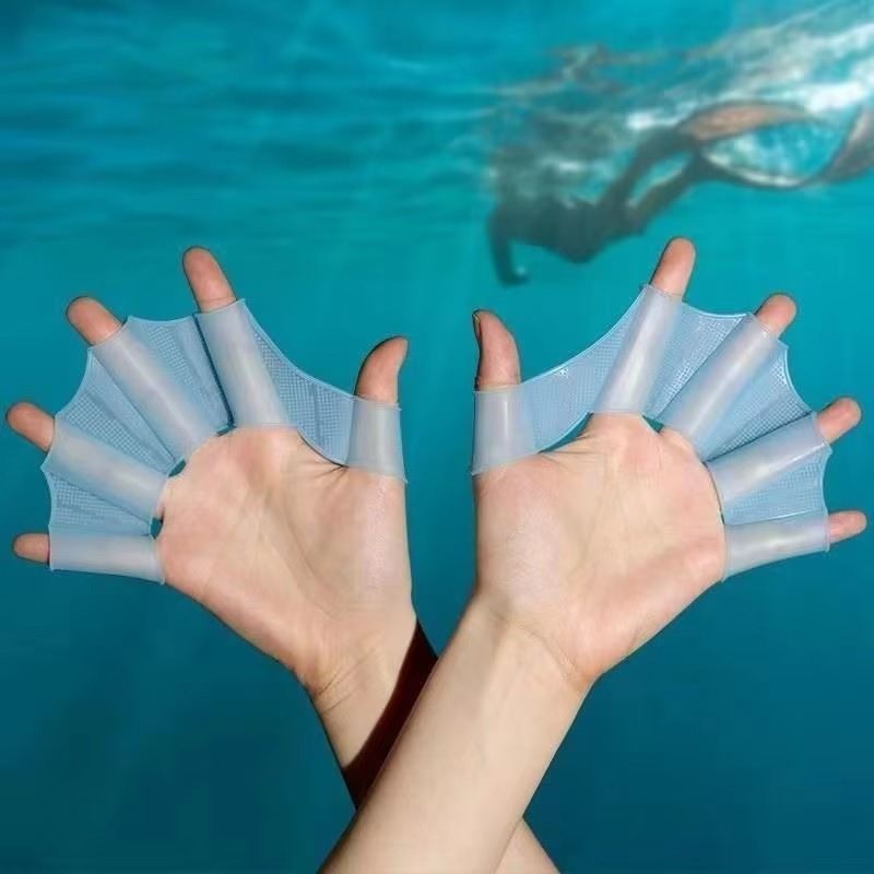 Soft Silicone Swimming Paddles for Adults and Kids