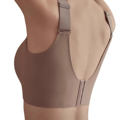 Comfortable V-Neck Lift Bra with Adjustable Broad Straps