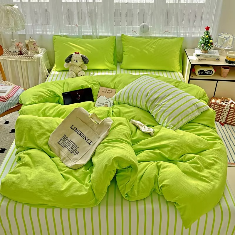 Colorful Korean Inspired Bed Sheet Set