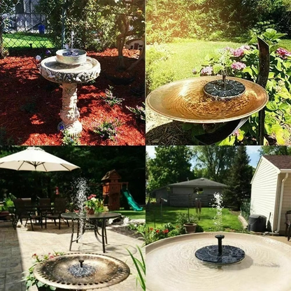 Outdoor Solar Water Fountain Pump Kit - Hehif