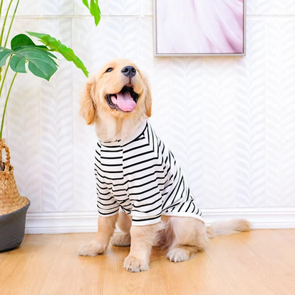 Comfortable Pet Stripe Tee Shirt for Dogs