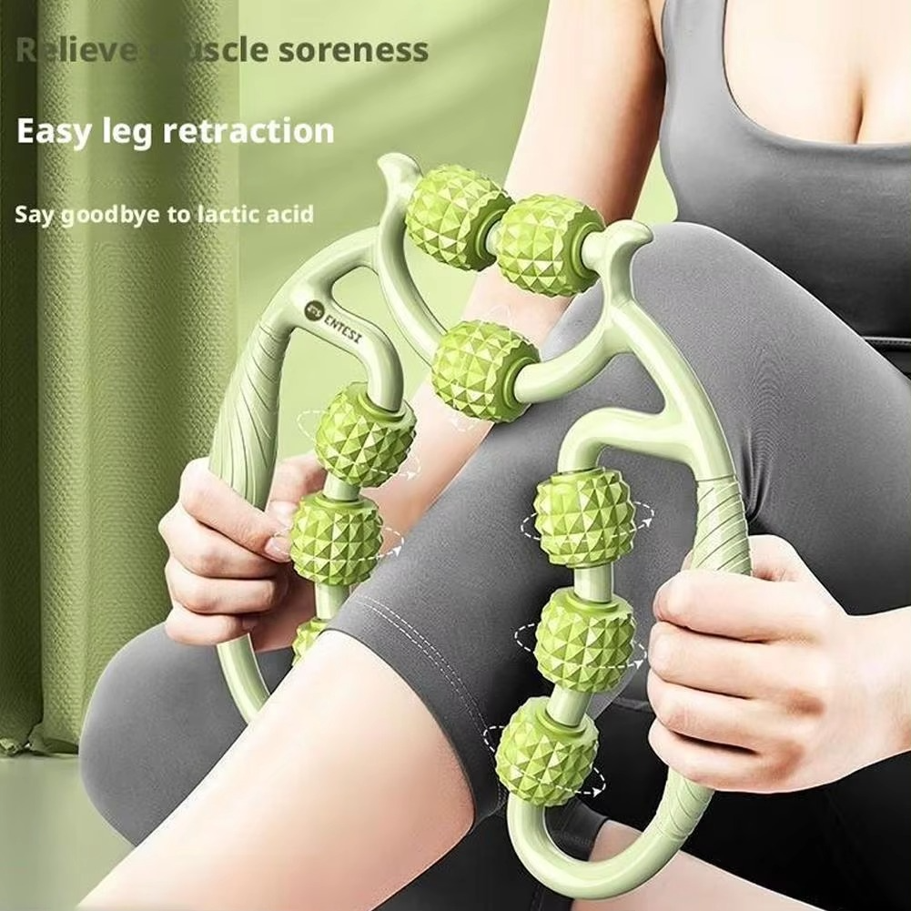 Ergonomic Leg Massager Roller for Sore Muscle Relief
