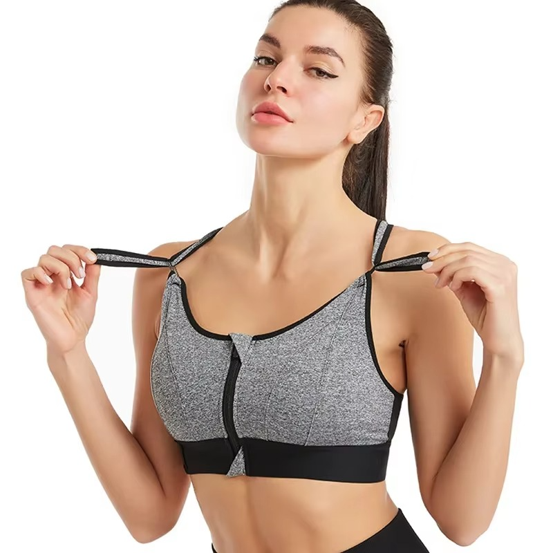 Comfortable Wireless Push Up Sports Bra with Extra Support
