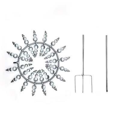 Outdoor Solar Powered Garden Wind Decor Sculpture