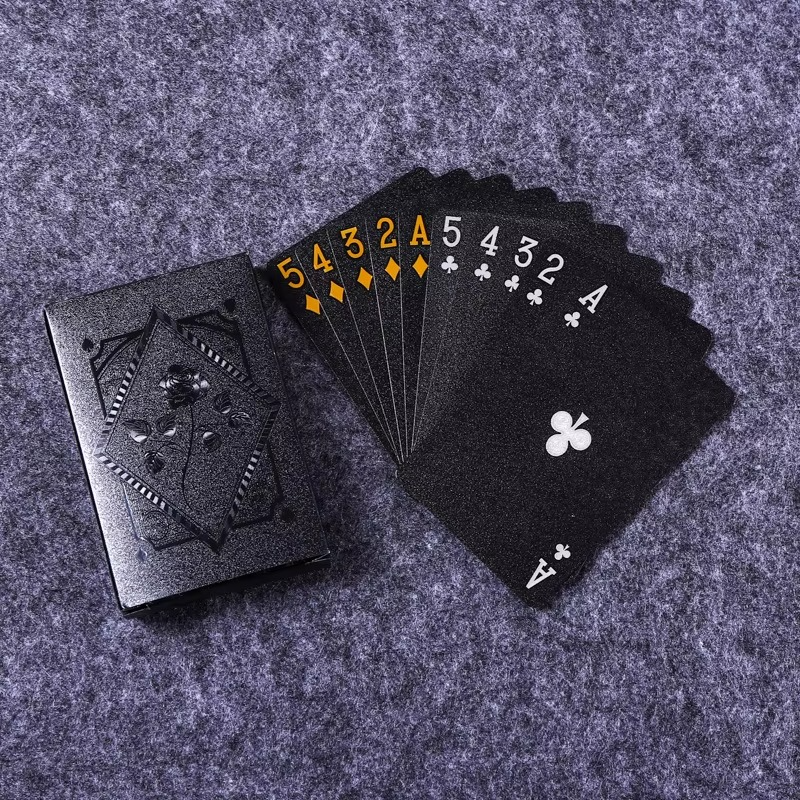 Premium Waterproof Gold Coated Playing Cards - Hehif