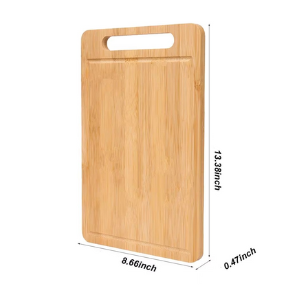 Reversible Wooden Cutting and Serving Board
