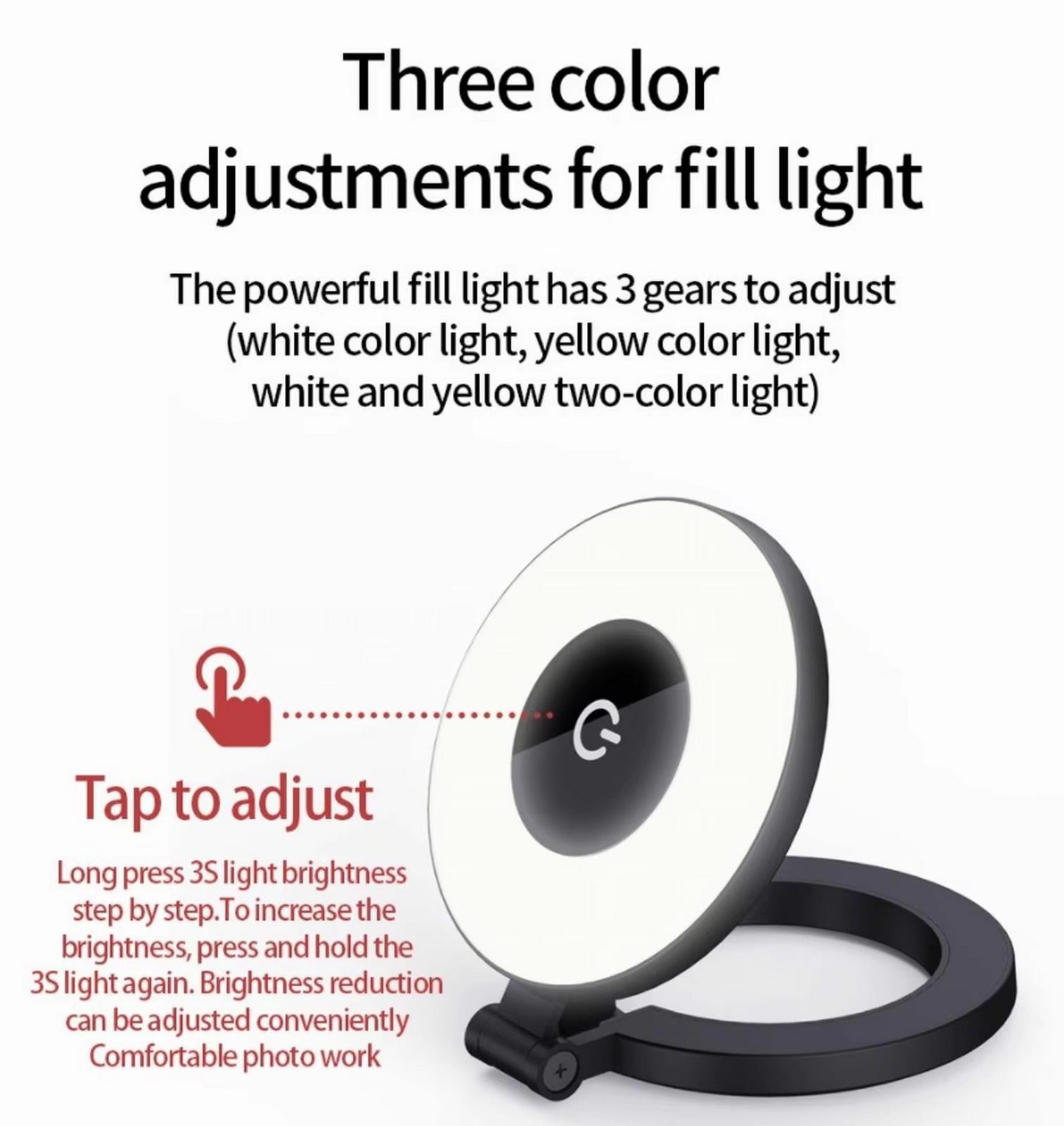 Portable Compact Phone Ring Light
