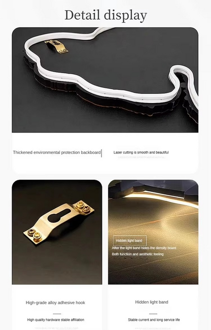 Slim LED Room Wall Light for Home Decor