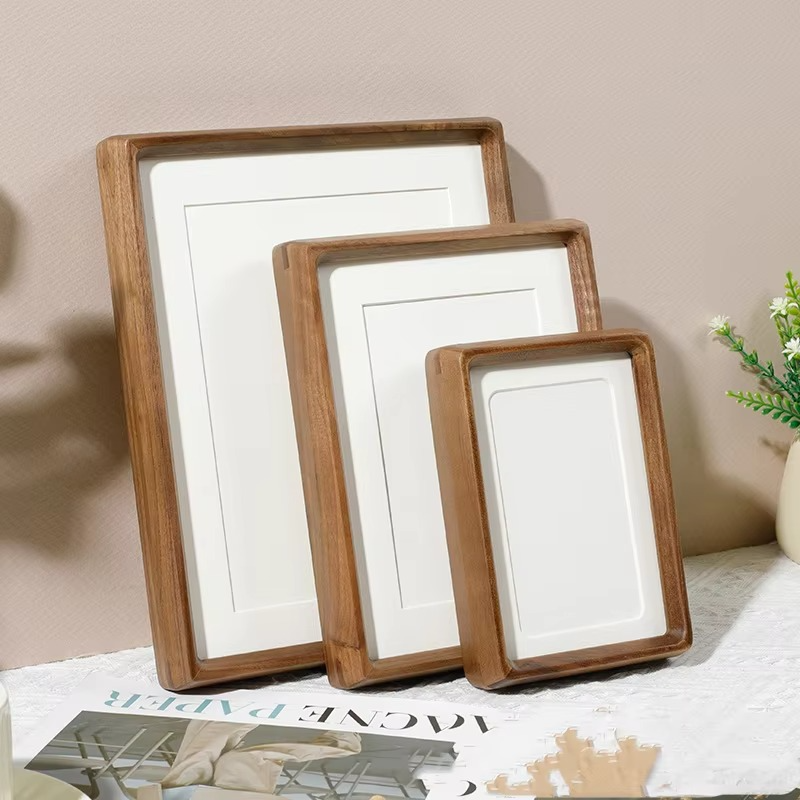 Natural Wooden Dark Brown Picture Frame