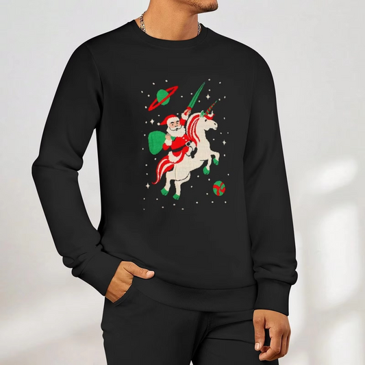 Fun Graphic Men's Hooded Sweatshirt - Hehif