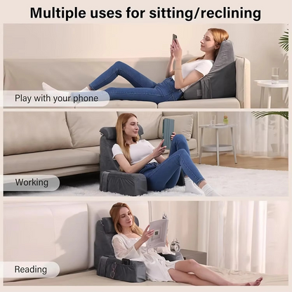 Supportive Ergonomic Lumbar Back Pillow for Home Office