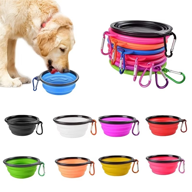 Portable Folding Dog Food Water Bowl - Hehif