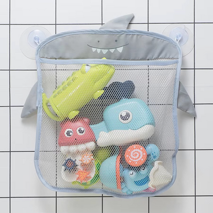 Fun Duck Baby Bath Toy Organizer Bag with Suction