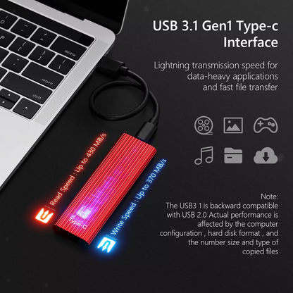 High Speed Portable USB SSD Drive