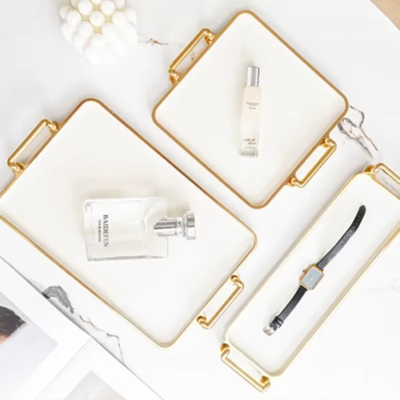 Stylish Plastic Serving Storage Tray - Hehif